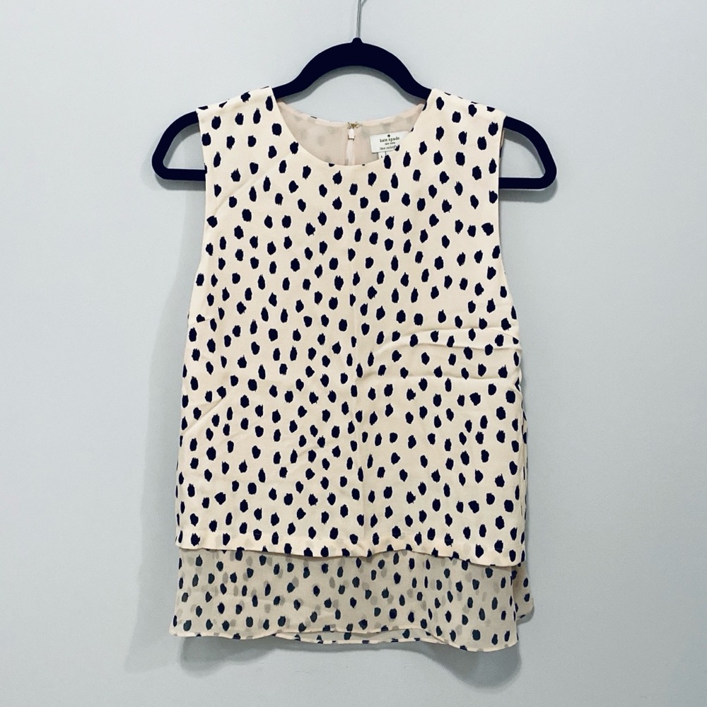 Kate Spade Sleeveless Silk Blouse
